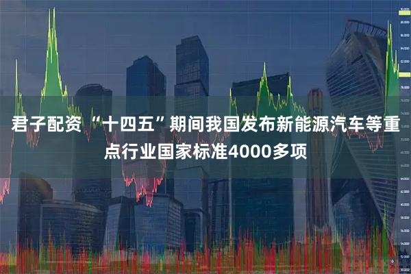 君子配资 “十四五”期间我国发布新能源汽车等重点行业国家标准4000多项