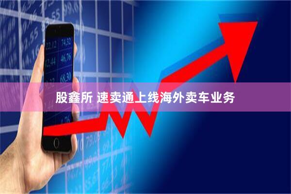 股鑫所 速卖通上线海外卖车业务